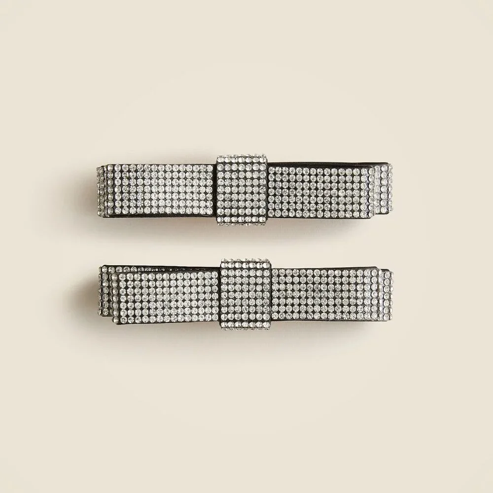 J. Crew sparkle barrettes NWT